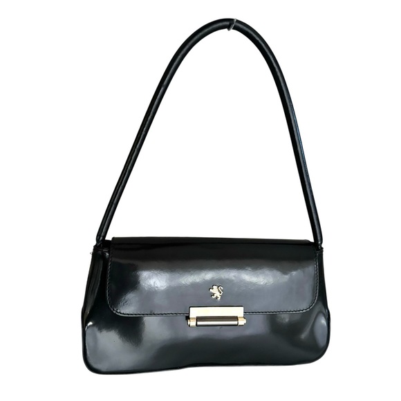Pratesi Firenze Shoulder Bag Barchetta Black Patent